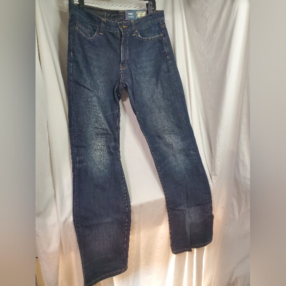 Converse One Star Mens Jeans Size 30x32 Distressed Blue Fade Cotton Work Art